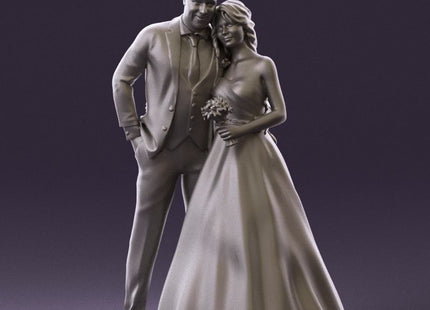 Wedding Bride & Groom Couple 5 Figure