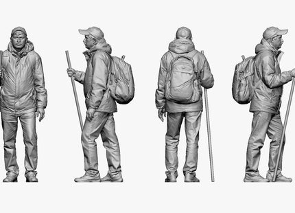 Male Hiker/walker Figure