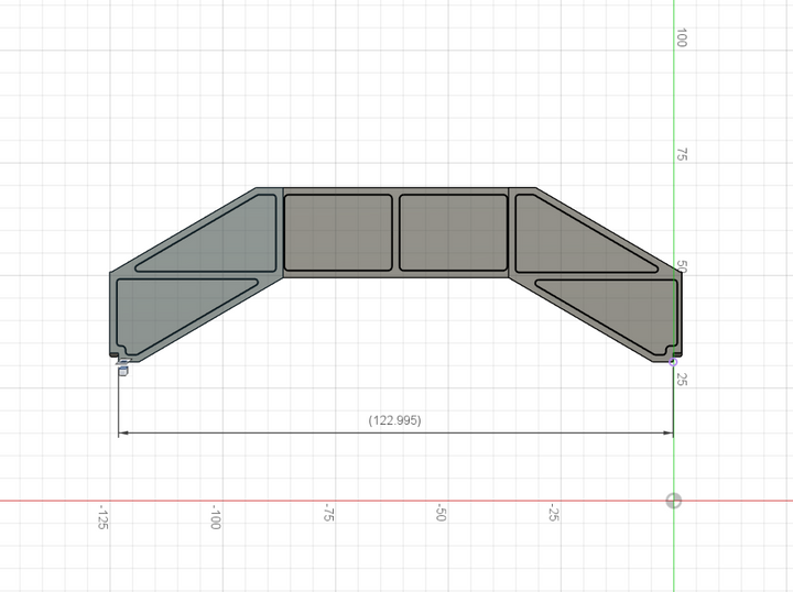 PJD104 Model Railway Concrete Platform Footbridge