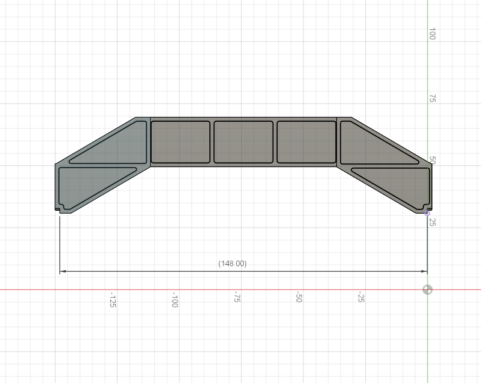 PJD104 Model Railway Concrete Platform Footbridge