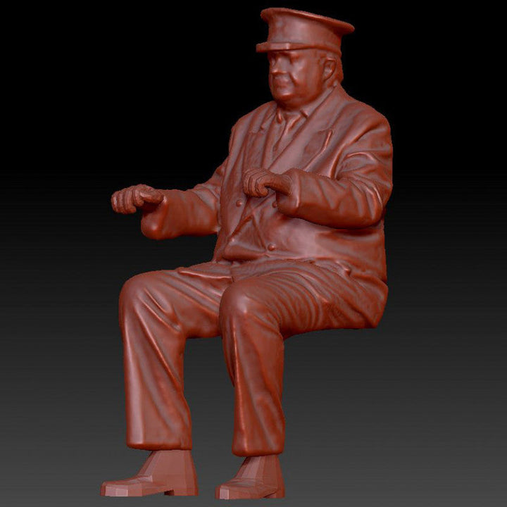 Loco Driver Sitting Dsp005 Figure