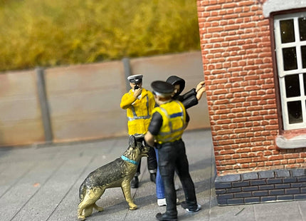 Police/security Guard On Radio Figure
