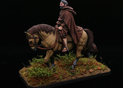REM0079 Mounted Medieval Priest/Franciscan Friar