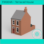 FM004A – Terrace House OO Scale – Scale 3D