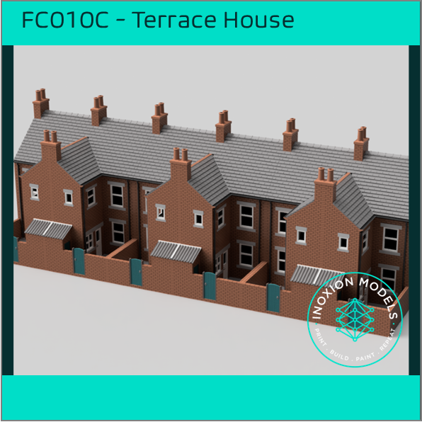 FC010E – 6x Low Relief Terrace House Pack OO Scale