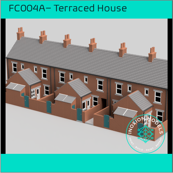 FC004A – 6x Terrace House Pack OO Scale