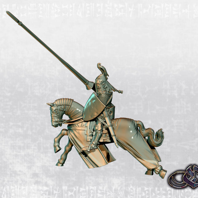 EDS0010 Radu I of Basarab, Voivod of Wallacchia on horse