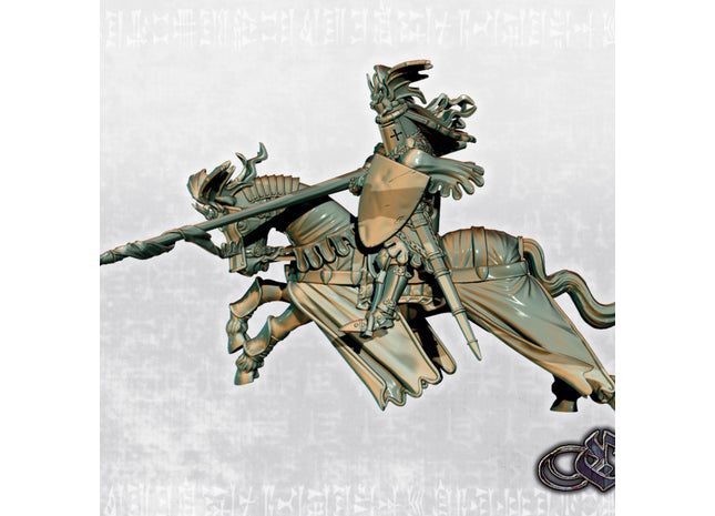 EDS0021 Dragon Knight on horse