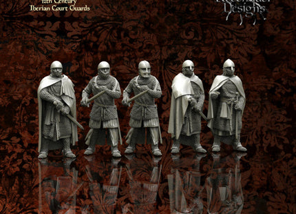 12Th Century Iberian Christian Court Guards Medieval