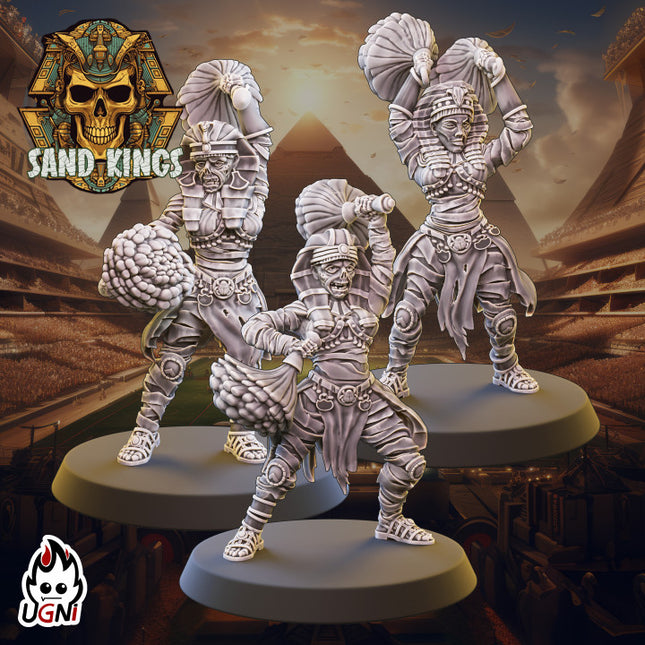 UGNI023 Cheerleader x3 - Sand Kings Team - for Fantasy Football