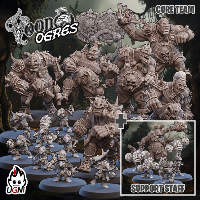 UGNI008 Expanded Ogre Team (Voodoo Style) - for Fantasy Football