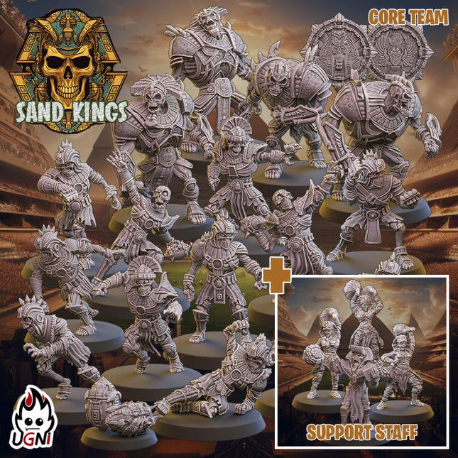 UGNI011 Expanded Sand Kings Team (Regular Style) - for Fantasy Football