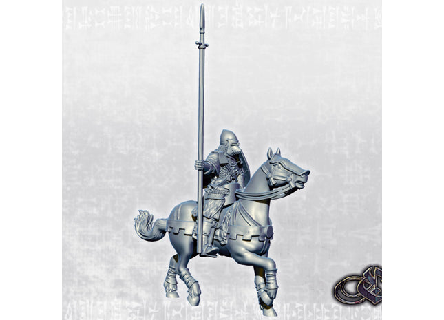 EDS0026 Frontier Knight on horse