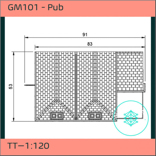 GM101 – Pub/Hotel TT Scale