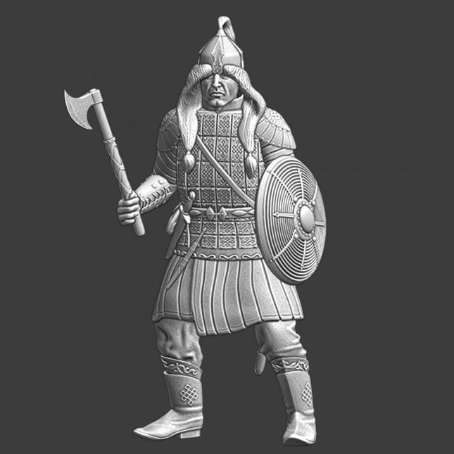 NCM076 Golden Horde Mongol Warrior with axe