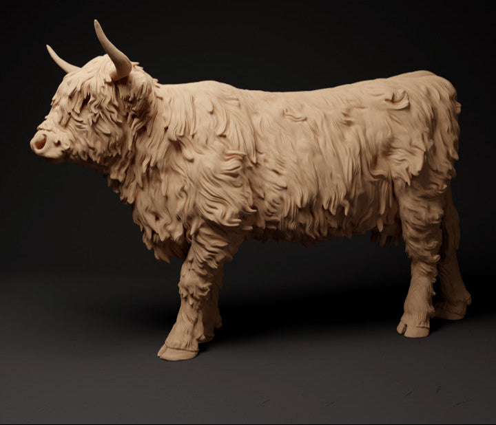 Adm1500 Highland Cow Standing X 2 Animal