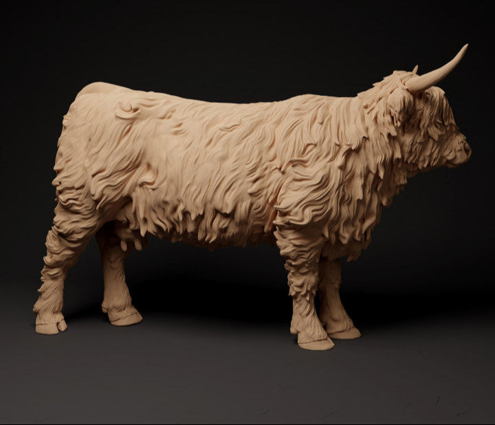 Adm1500 Highland Cow Standing X 2 Animal