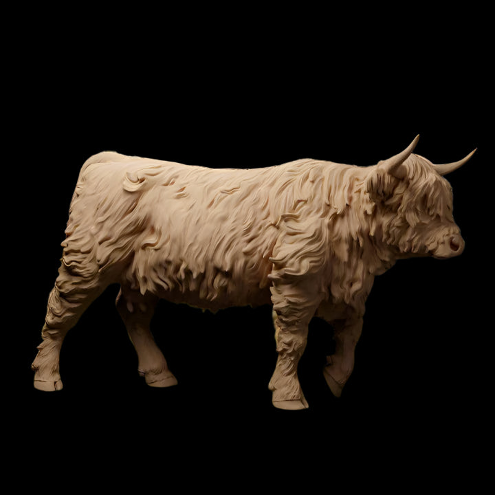 Adm1502 Highland Cow Walking X 2 Animal