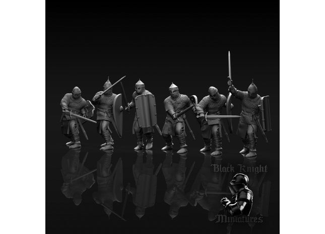 BKM016 13th century - Lithuanian Warriors - x 6