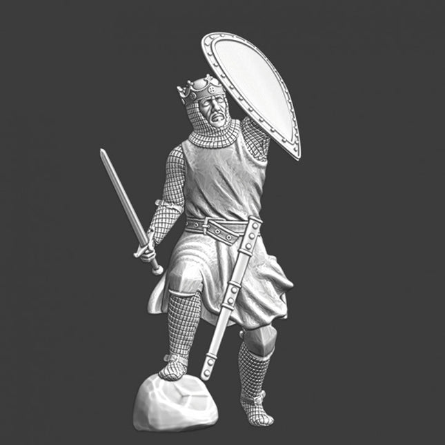 NCM095 Medieval king in battle