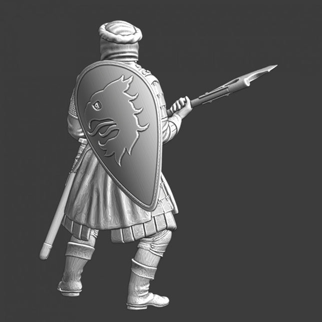 NCM074 Medieval Swedish crusader - with great axe