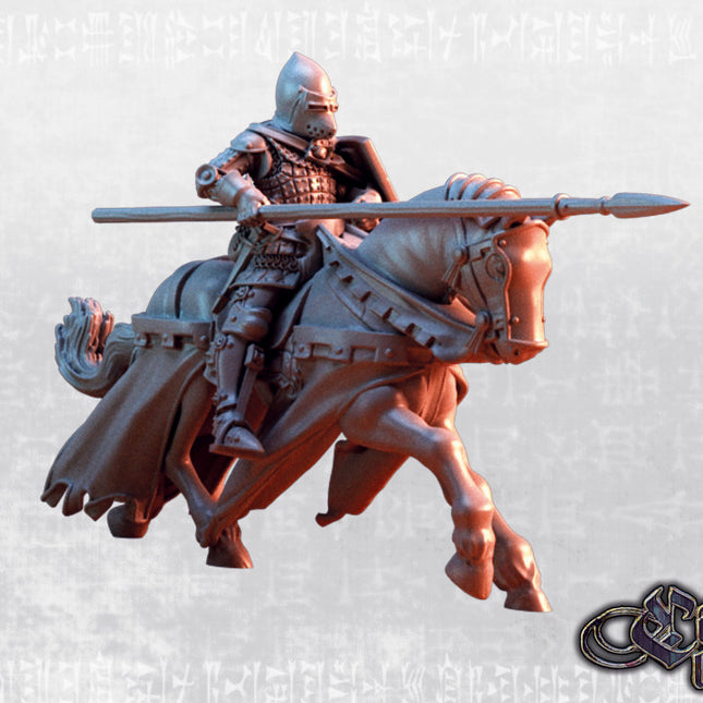 EDS0002 Mounted Knight Full Armour (XIV century)