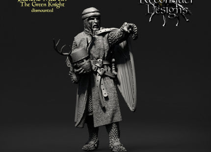 REM0104 Sancho Martin, The - historical - Green Knight Dismounted