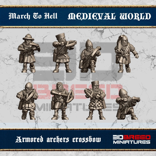March to Hell - 13th Century Western Europe - Armoured Archers Crossbow