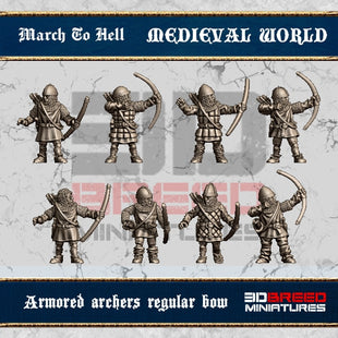 March to Hell - 13th Century Western Europe - Armoured Archers Bow