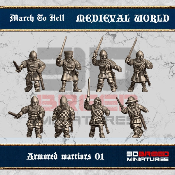March to Hell - 13th Century Western Europe - Armored warriors 01