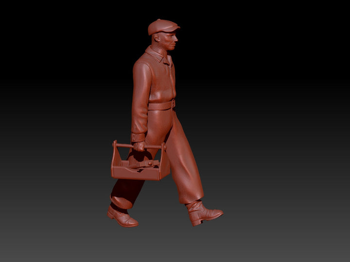 Mm549 Worker And Tools 1940’S Style Figure
