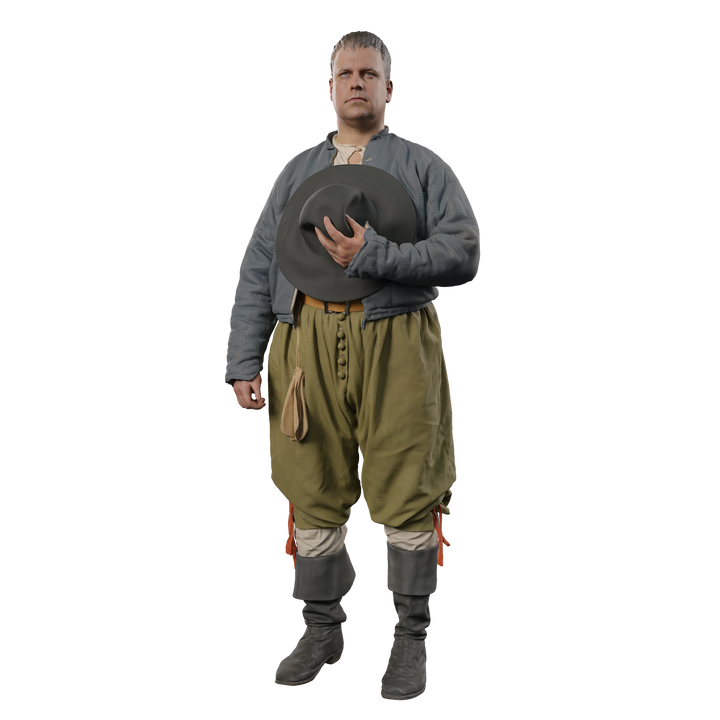S3DS0119 Low class Medieval male