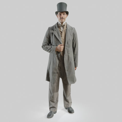 S3DS0109 Male in Suit and top hat