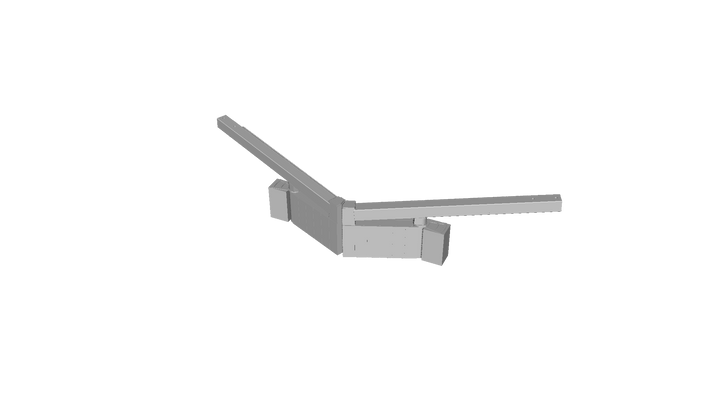 PJD031 Model Railway Canal lock gates C