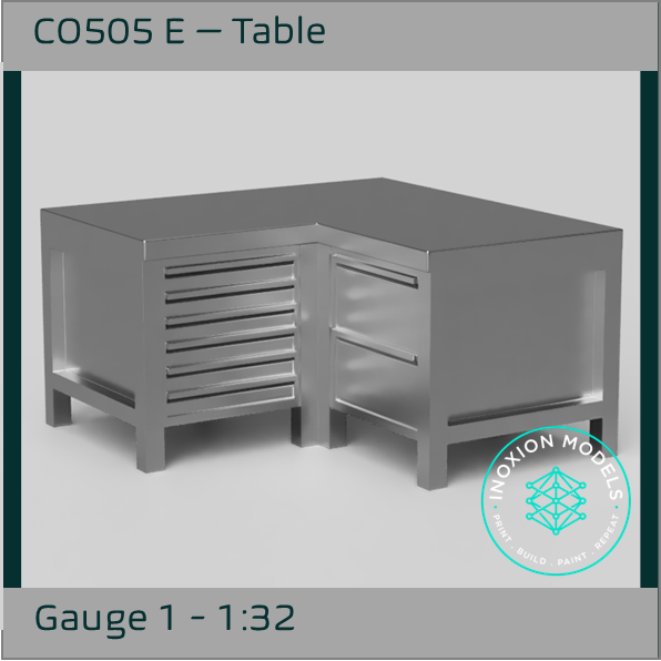 CO505 E – Corner Table 1:32 Scale