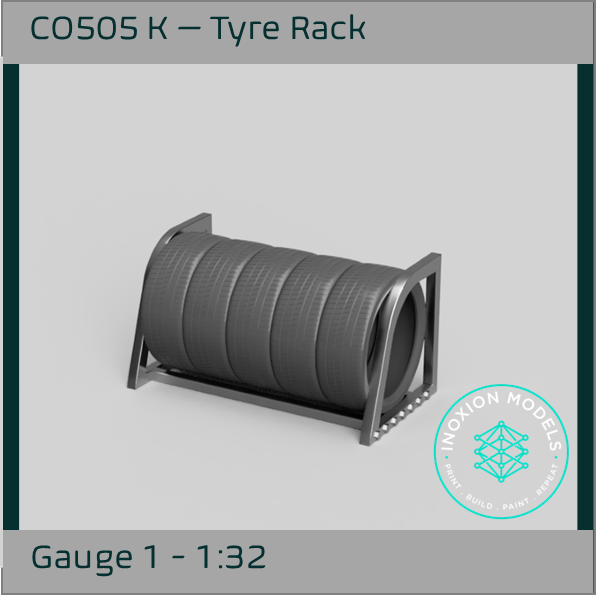 CO505 K – Tyre Rack 1:32 Scale