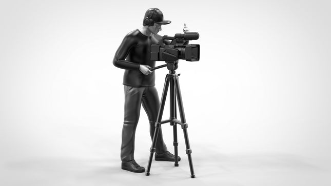 Tv Cameraman Figure