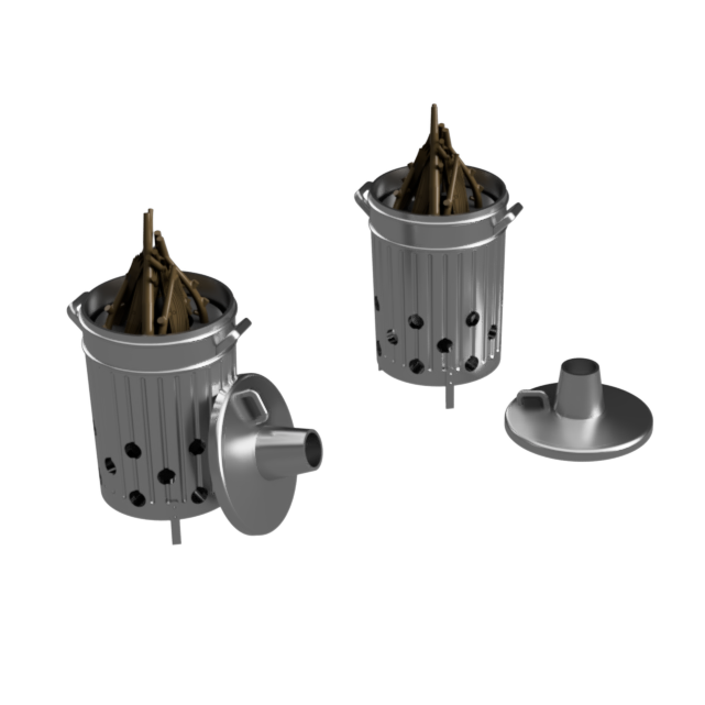 DO009A – Garden Incinerators O Scale