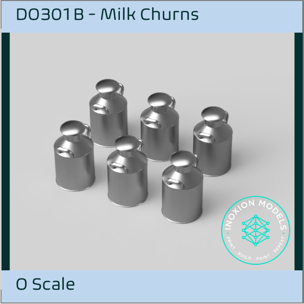 DO301B – Small Milk Churns O Scale