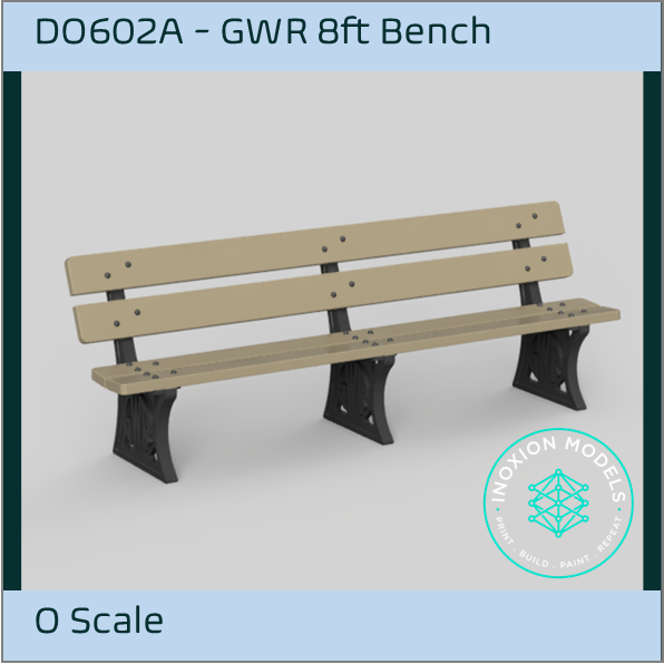 DO602A – GWR 8ft Platform Benches O Scale