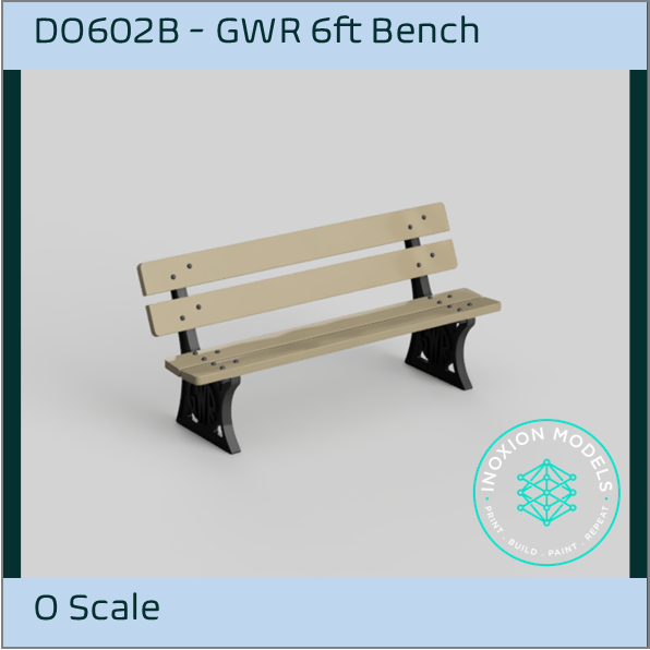 DO602B – GWR 6ft Platform Benches O Scale
