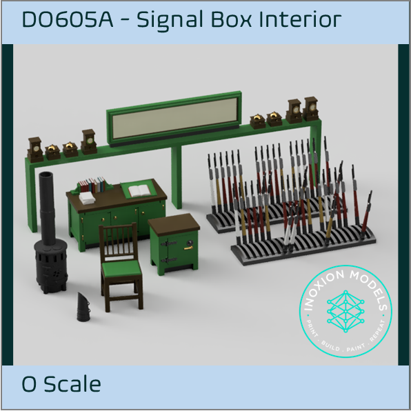 DO605A – Signal Box Interior O Scale