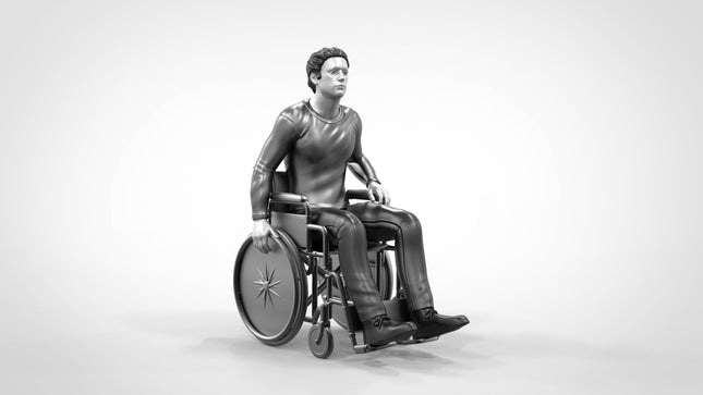 Male In Wheelchair Figure
