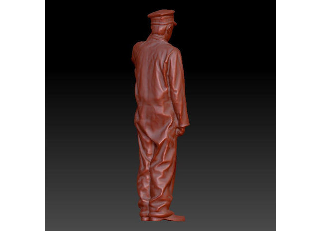 Young Loco Driver/station Staff Dsp010 Figure