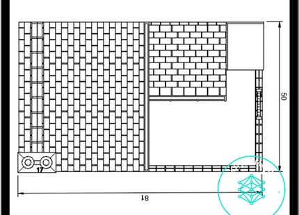 FM004E – Low Relief Terrace House HO Scale