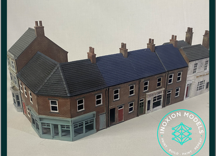 FM008E – Low Relief Terrace House w Close OO Scale