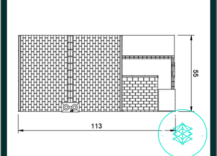 FM008A – Terrace House w Close HO Scale