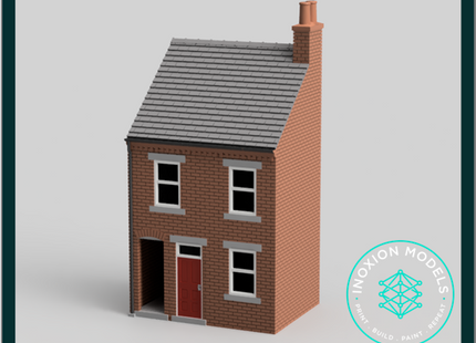FM008C – Low Relief Terrace House w Close HO Scale