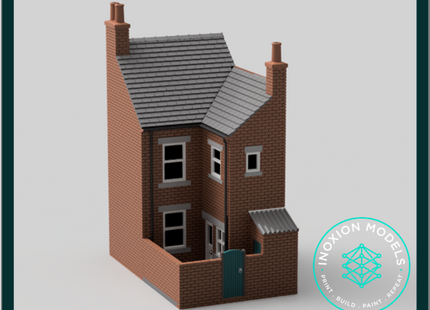 FM010E – Low Relief Terrace House HO Scale