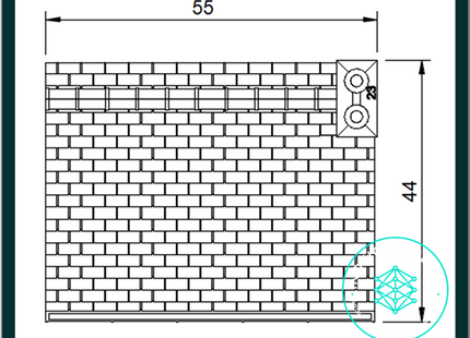 FM102C – Low Relief Terrace Shop HO Scale